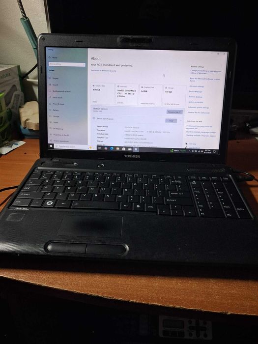 Vand Laptop Toshiba Satellite C660