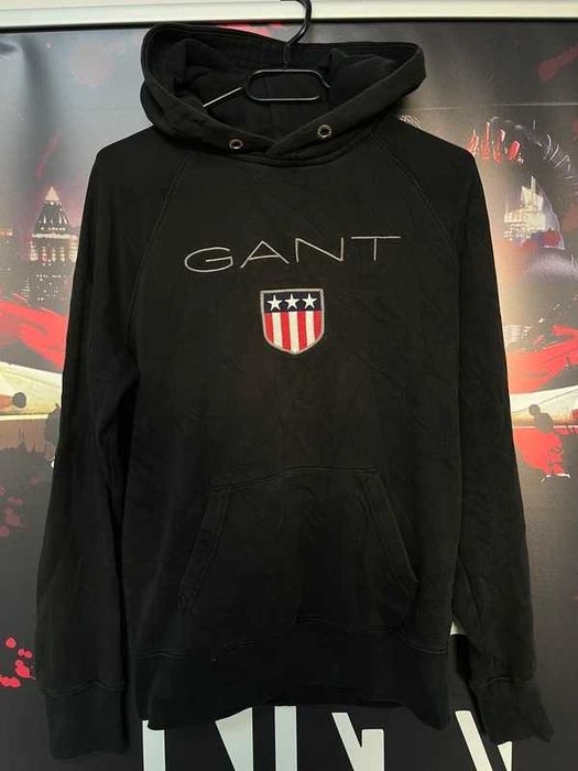 GANT hanorac negru pentru barbati, marime S