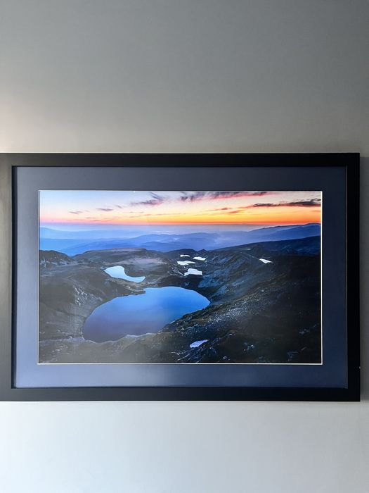 Седемте рилски езера - висококачествена снимка 77/112см.