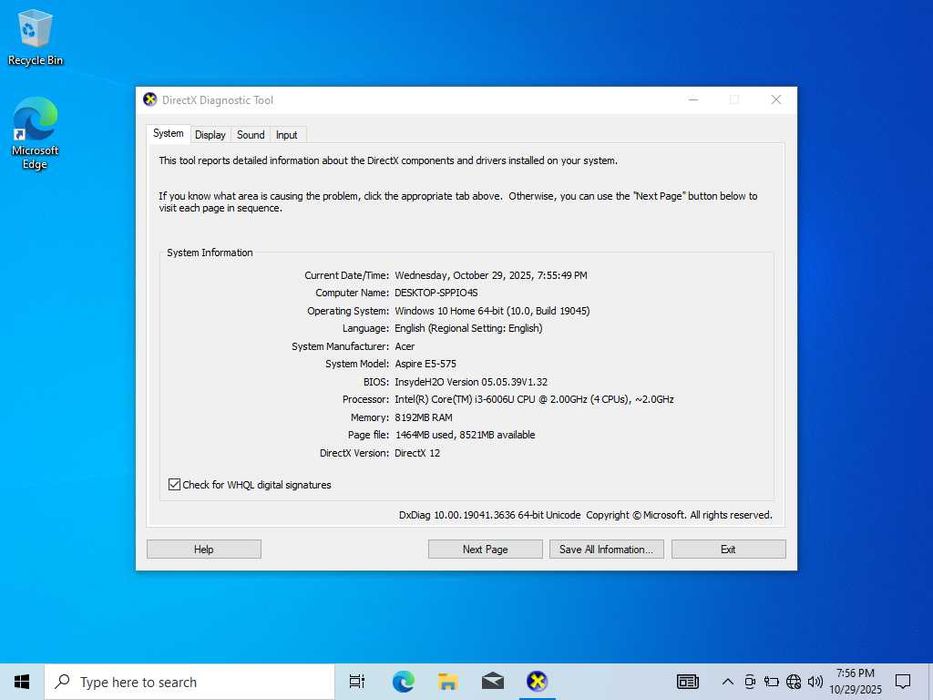 placa de baza acer e5-575