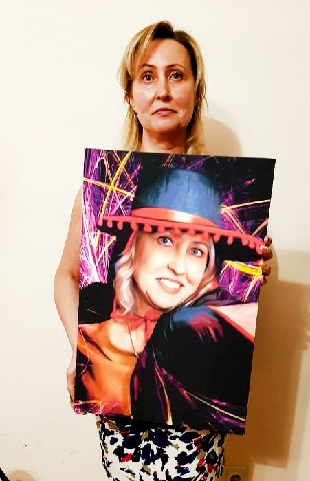 Арт портреты на холсте