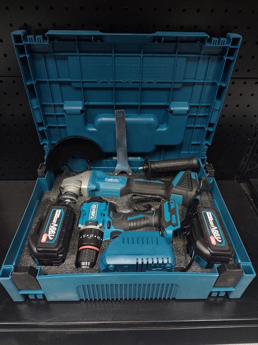 Болгарка + шуруповёрт набор 2в1 TASKO