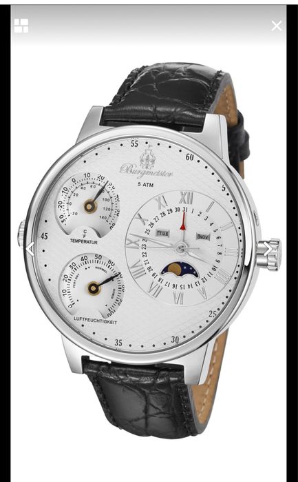 Burgmeister XXL Gents Quartz Watch Montana, BM309-113