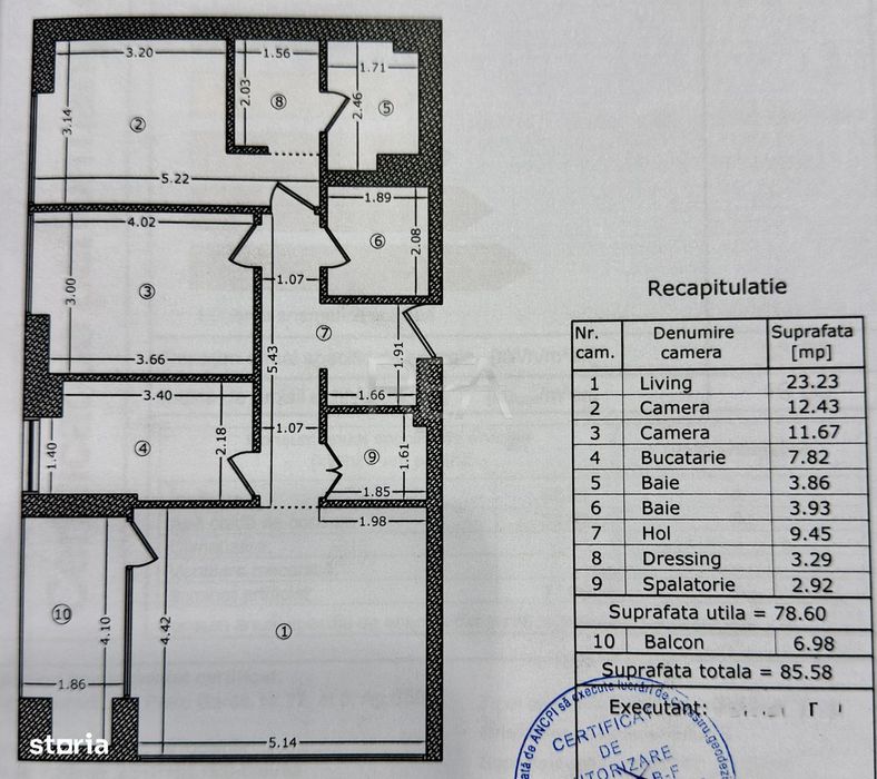 3 camere 86 mp, Banu Manta - Piata Victoriei