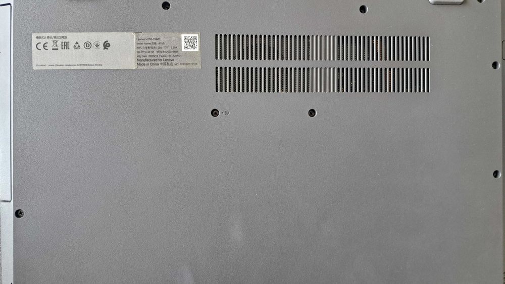 Лаптоп Lenovo V155-15API, 15.6", Full HD, 8 GB, 256 GB SSD