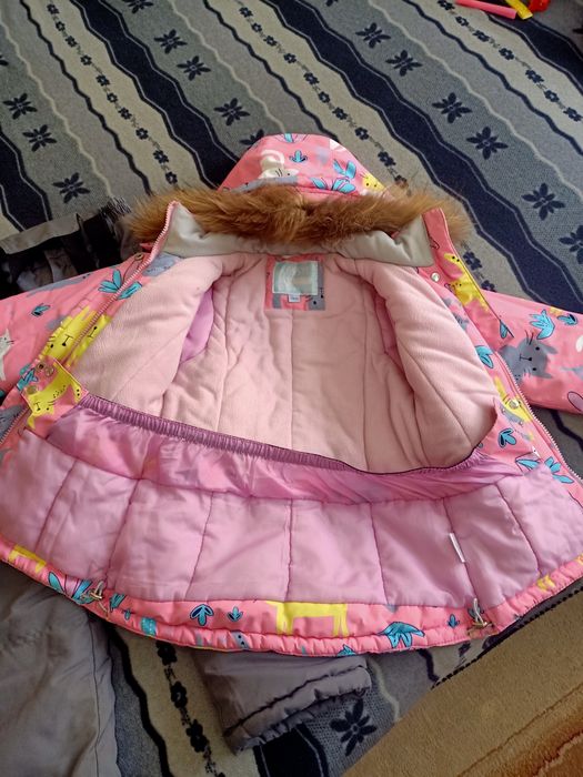 Зимний костюм на девочку