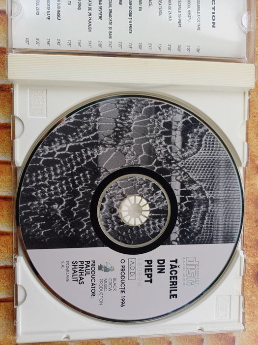 Cd original Alexandru Andries  - Tăcerile din piept  , impecabil