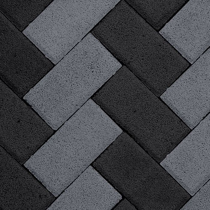 Брусчатка тротуарная серая и цветная
