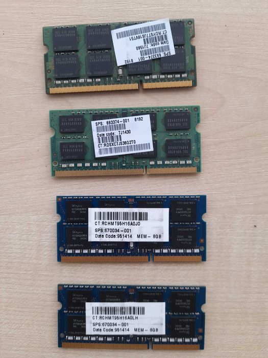 Memorie SODIMM, RAM Laptop 1 x 8 GB DDR3 1600 MHz – 90 lei