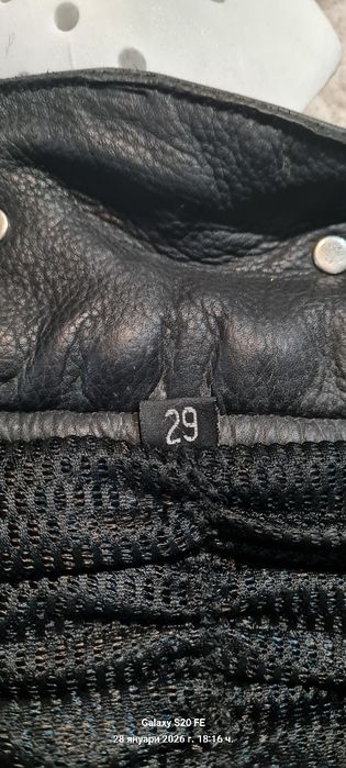 Кожен моторджийски  панталон#29