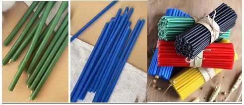 100% восковые свечи  20 тг