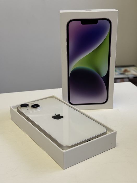 Apple iPhone 14, 128GB, 5G, Starlight / Battery 86% / Excelent - Cutie