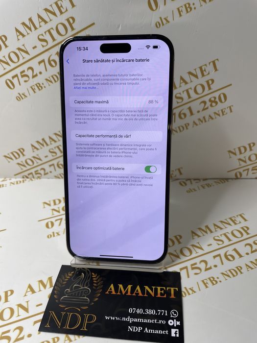 NDP Amanet Braila Iphone 14 Pro Max (47372)