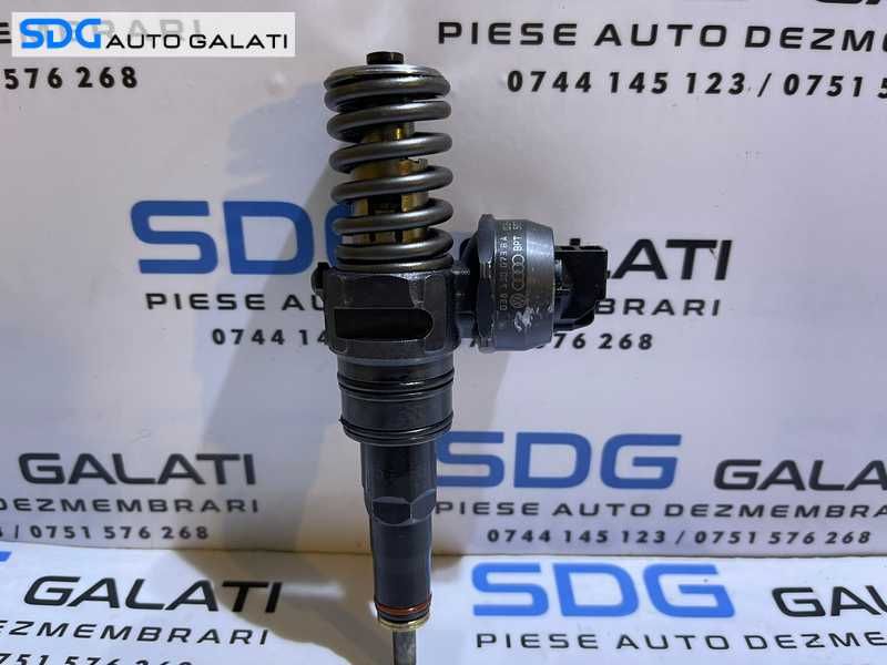 Injector Injectoare Pompa Pompe Diuza Audi A6 C5 1.9 TDI 131 CP AVF AWX 2001 - 2005 Cod 038130073BA 0414720216 Verificat pe Banc [M8803]