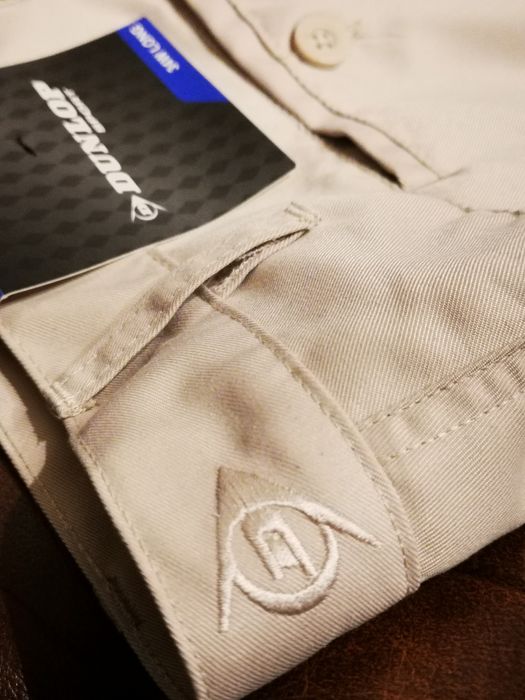 Pantaloni de Vara Dunlop Golf Crem marimea 34W 33L - noi cu eticheta