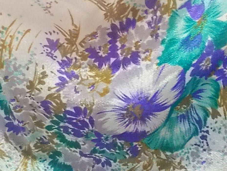 Eșarfă lvintage 80's  luxoasa de epocă Jerom e Leplat 90cm