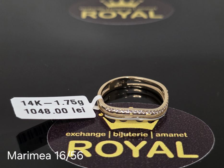 Bijuteria Royal: Inel aur 14k/1.75 gr