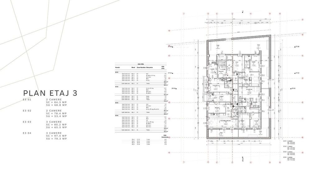 Proiect rezidențial cu AC – 29 apartamente – 4.330 mp – 35 parcări – S