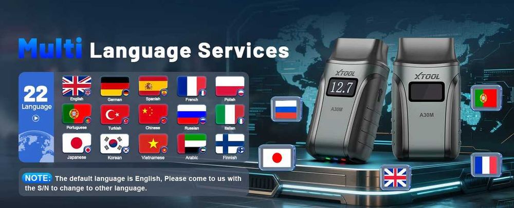 Продавам автомобилен скенер/диагностика XTOOL A30М, доживотен ъпдейт