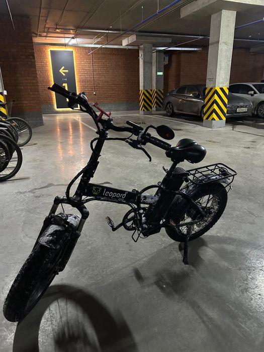 электровелосипед леопард в хорошем состояний