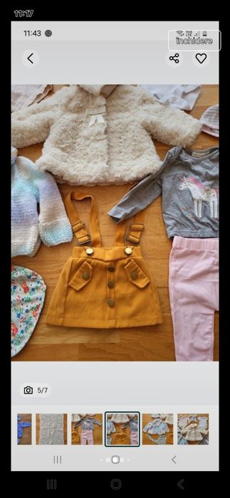 Lot haine si accesorii copii/bebelusi/nou nascuti