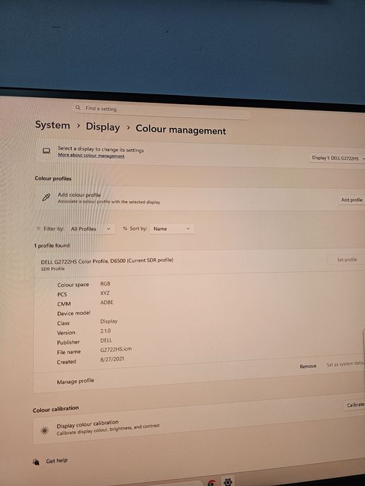 Monitor Gaming Dell G2722HS 27” Fast IPS, 165Hz, 1ms, Full HD, FreeSync & G-Sync