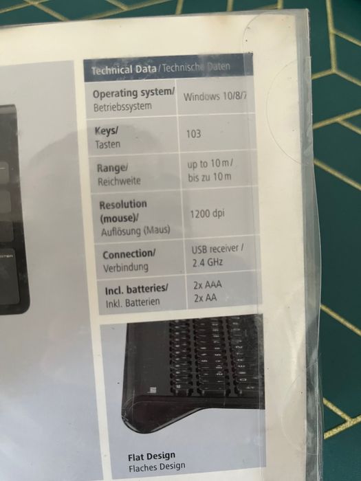 безжична клавиатура и мишка Hama Trento