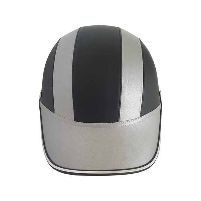 Каска за мотор тип бейзболна шапка - Сива.