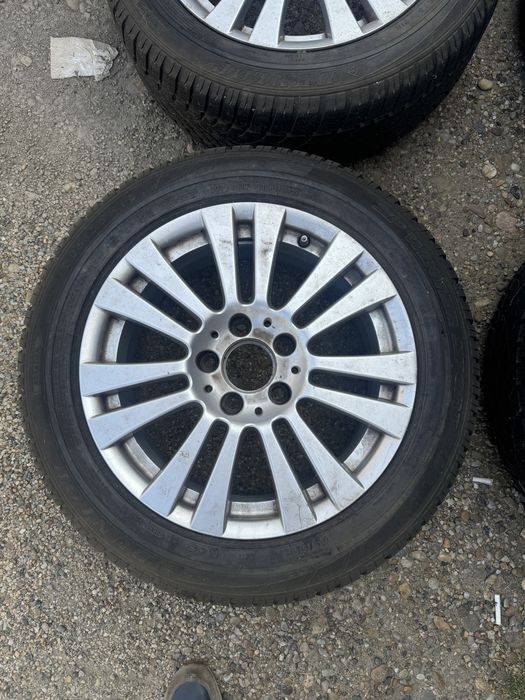 Jante Mercedes C-Class 5x112 Anvelope Iarna 205 55 16