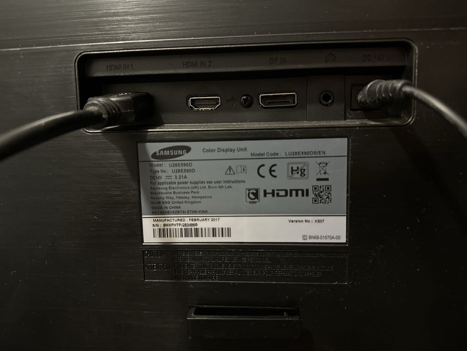 28" 4K Ultra HD монитор Samsung