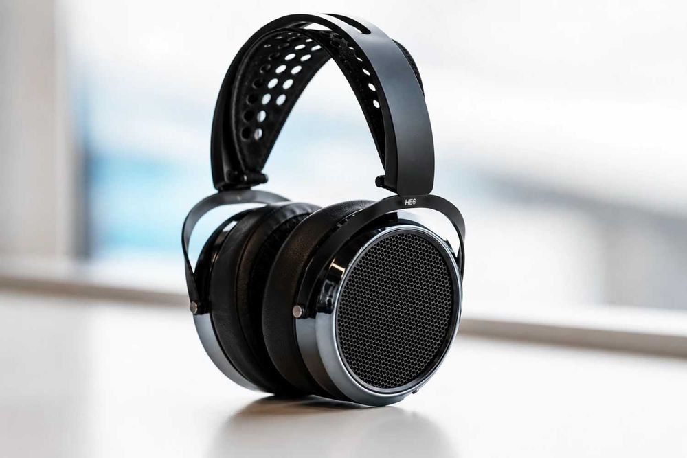 HIFIMAN HE6 Remastered Casti Over-The-Ear Deschise, Noi, Cutie, Garantie