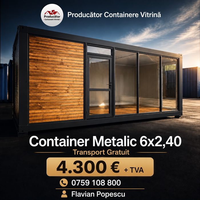 Vând Containere Modulare Birouri Magazine Fast-food cafenea vitrina sanitare locuit