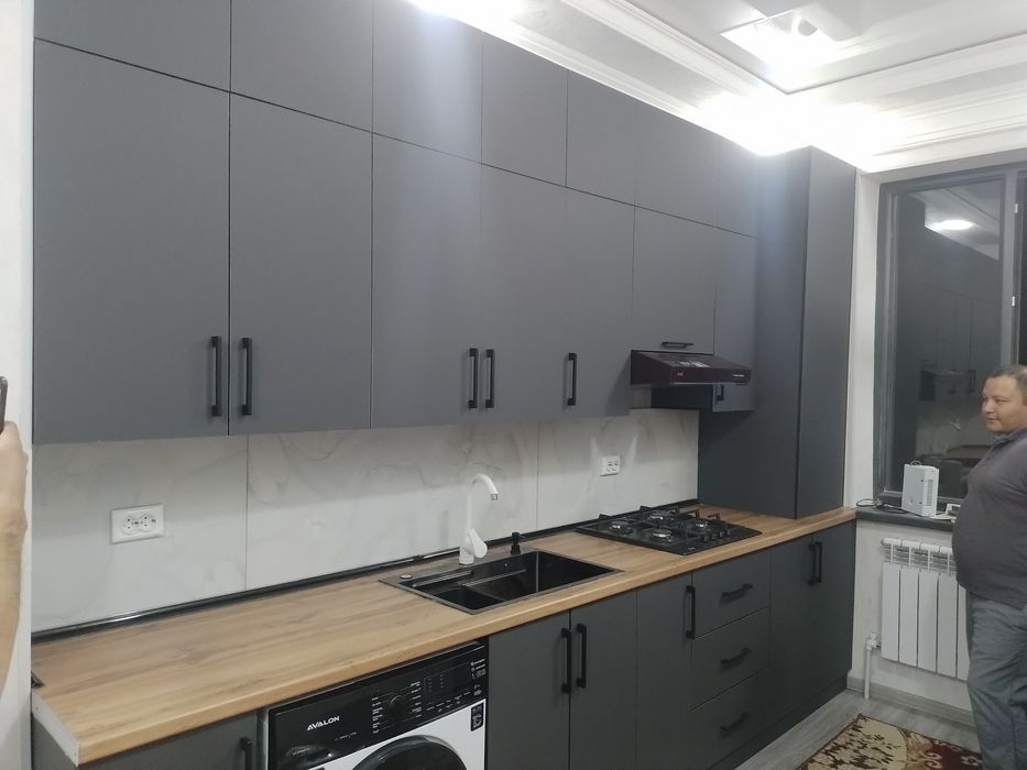 Kuxniy oshxona mebel yasab beramiz