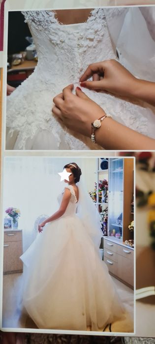 Rochie mireasa tip printesa de la Nanette