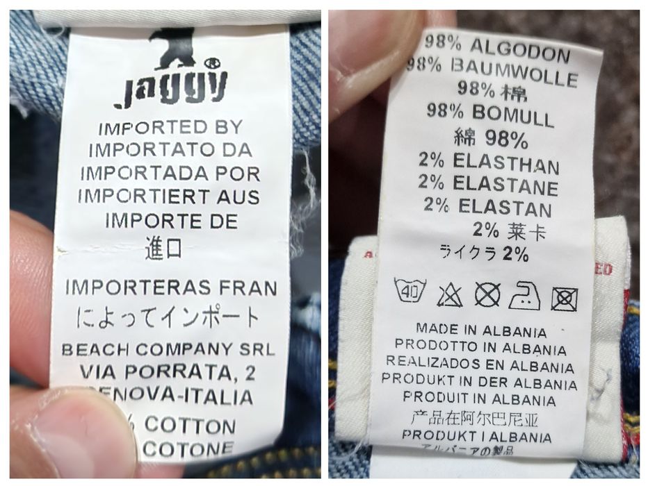 Blugi premium Jaggy, Slim Fit, Cusătură triplă, Bărbați - W33 L34