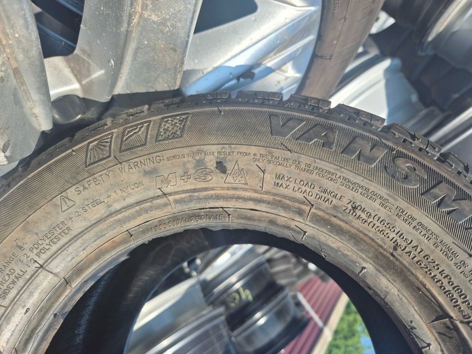 2 Anvelope M+S VARA IARNA - 195/55/10C - MAXXIS - NOI - DOT 2024 !