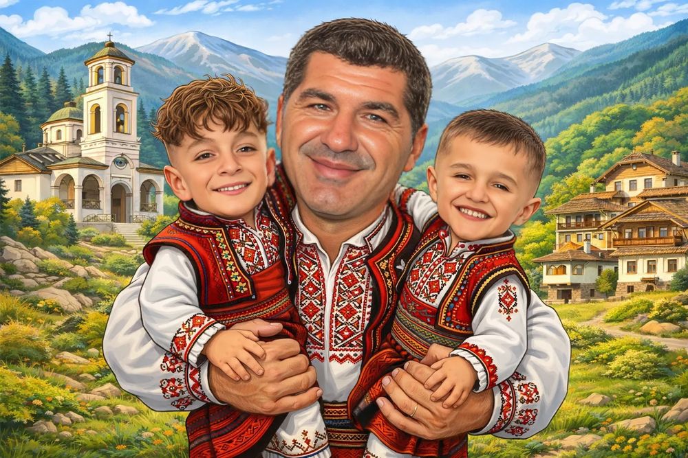 Дигитална карикатура във рамка !!