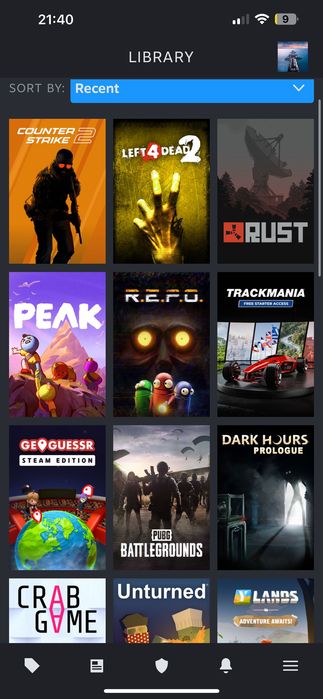 Продам аккаунт Steam 9 уровень
