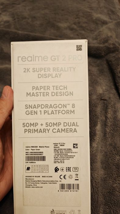 Realme GT2 Pro Paper Tech Master design
