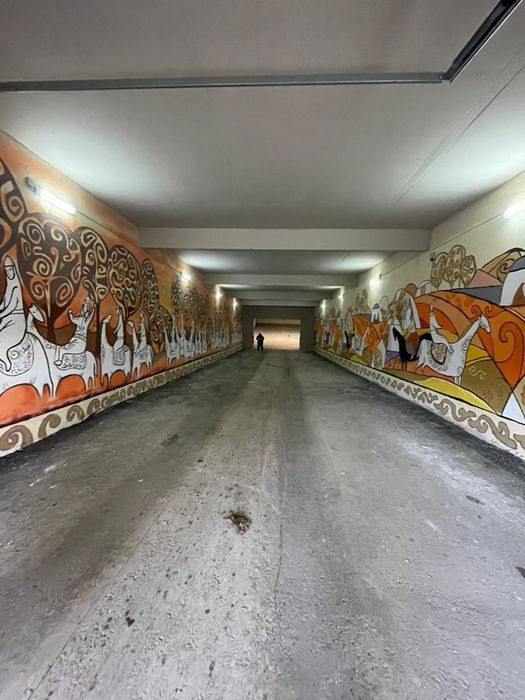 Художники. Роспись стен. Мурал. Рисунки на стене.