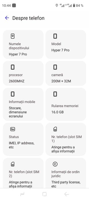 Telefon hyper 7 pro
