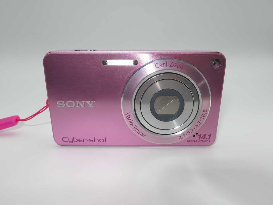 Sony CyberShot W350 розов компактен фотоапарат, дигитална камера - НОВА - ползвана веднъж - пълен комплект - Отлична
