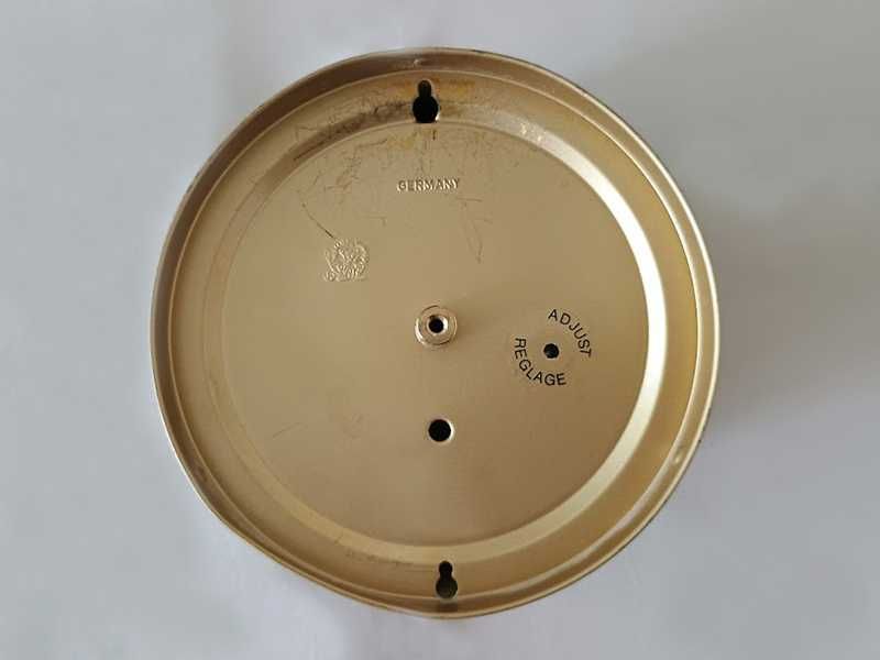 Немски барометър със термометър дърворезба / барометър - Fischer