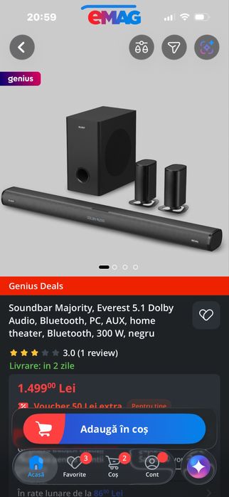 Soundbar Majority Everest 5.1