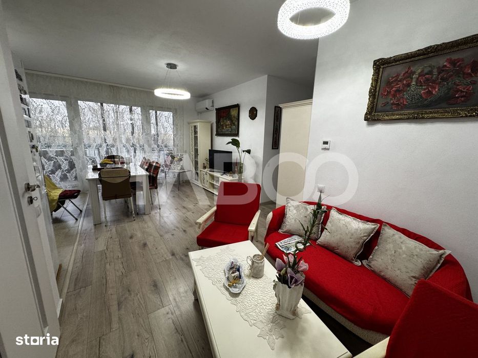 Apartament cu 3 camere 64 mp 2 bai 2 parcari gradina 63 mp boxa Sibiu — fotografia 3