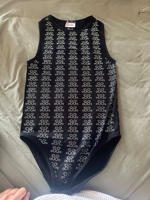 Zara Barbie боди с камъни XS - S