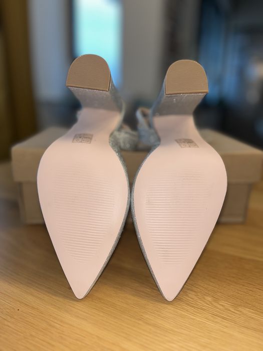 Дамски офиц. обувки - дебел ток