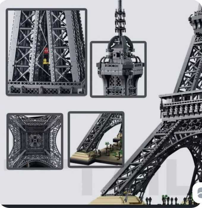 Конструктор Эйфелева Башня Городской квартал 10001 детал