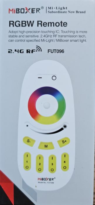 Дистанционно Miboxer 4 зони за RGB/RGBW ленти