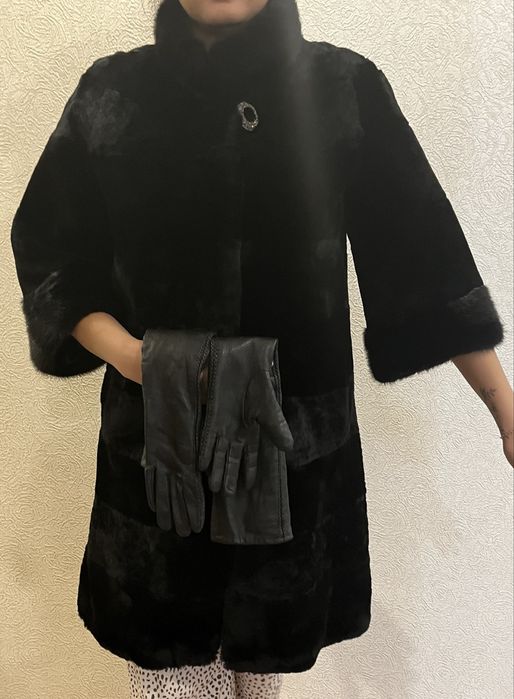 Мутоновая шуба, б/у